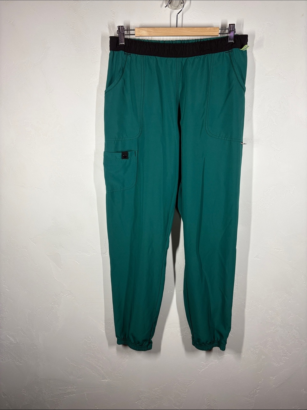 Scrubstar Teal Elastic-Waist Scrub Pants size large